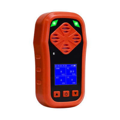 Công nghiệp 4 Gas Monitor Multi Gas Analyzer CO H2S O2 Máy phát hiện khí đốt cầm tay