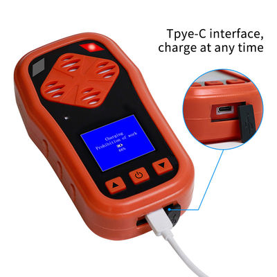 Máy phân tích khí sinh học di động DUOTESI 4 trong 1 CH4 CO2 H2S Máy dò khí đa năng Dễ sử dụng Máy phân tích khí sinh học