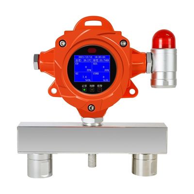 Máy phát hiện khí an toàn công nghiệp 2 trong 1 tường gắn với màn hình báo động