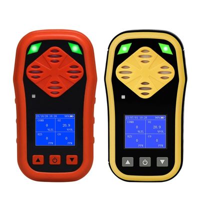 YA-CDX4 Cá nhân Bốn Gas Monitor H2s CO O2 CH4 4 In 1 Gas Monitor Dây cầm ATEX chứng nhận