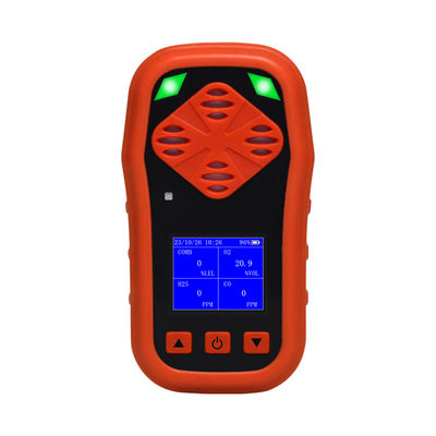 Máy đo rò rỉ khí O2/CO/H2S/COMB với màn hình LCD
