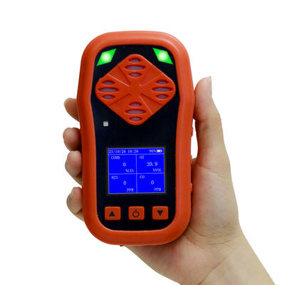 Máy phát hiện khí đa loại di động công nghiệp Bộ cảm biến khí sinh học Máy phát hiện rò rỉ O2