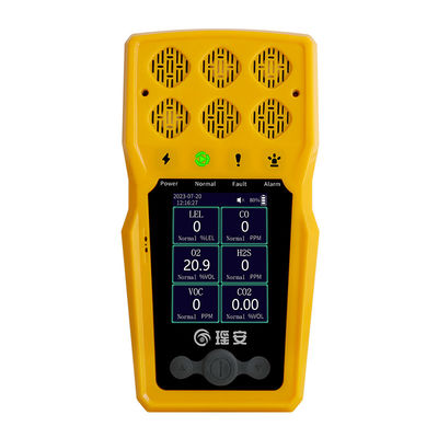 6 trong 1 Đồ cầm Multi Gas Monitor, Máy phân tích khí đốt để phát hiện rò rỉ khí