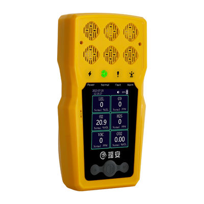 BTQ-YA-C100FT Máy dò khí cầm tay Co O2 H2S LEL Multi Gas Analyzer