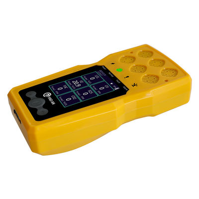 Chứng nhận CE FCC 6 trong 1 Multi Gas Monitor của Yaoan O2 CO H2S LEL VOC CO2 USB Recharge