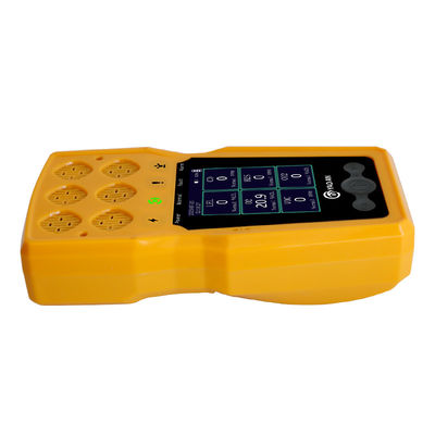 Động tay 6 trong 1 máy dò khí đa với máy dò khí lấy mẫu bơm H2s Co O2 Ch4