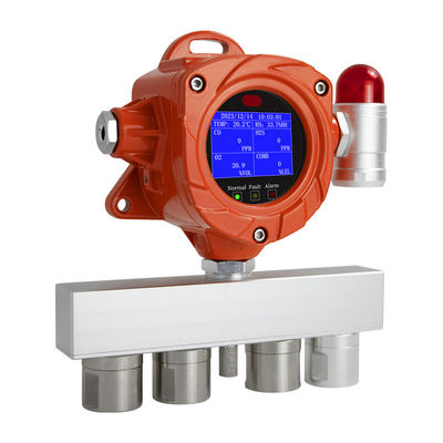 Máy phát hiện khí hydro cố định được gắn trên tường 4 trong 1 Máy phát hiện nhiều loại