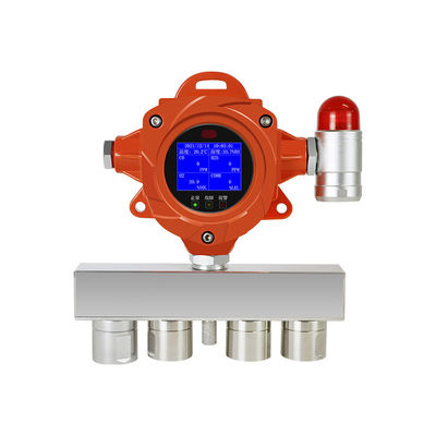 Máy dò khí cố định EX O2 CH4 CO2 CO SO2 Máy dò khí Ozon 6 trong 1 Máy phân tích khí